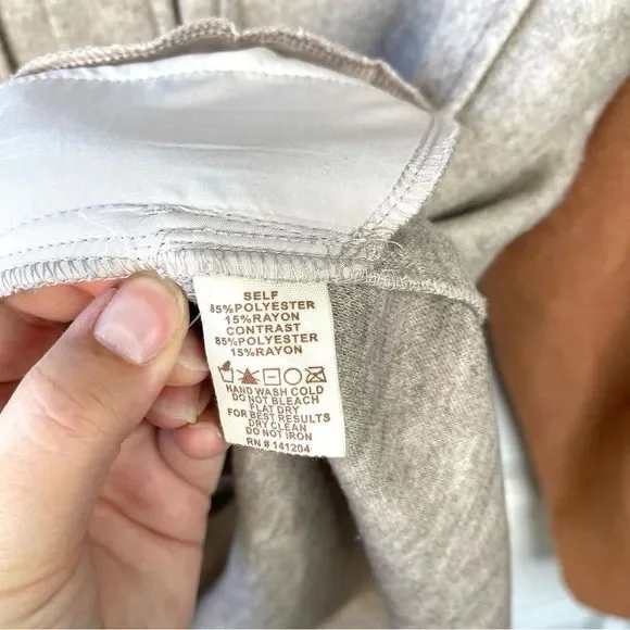 Hem & Thread Tan and Orange Shacket Size Medium NWOT - Picture 4 of 7